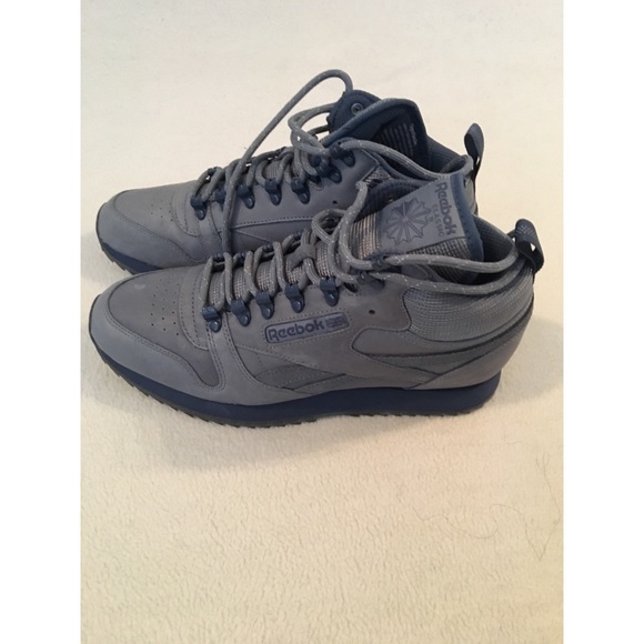 Grey and blue Reebok high tops - Picture 4 of 5